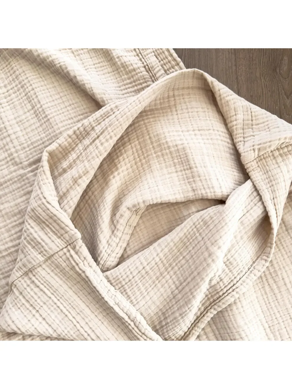 Neutral Cream Cotton Textured Accent Pillow Cover - Set of 2
